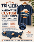 Next Level 3600 Custom T-Shirt Special price guide and secure Viral Printworks checkout