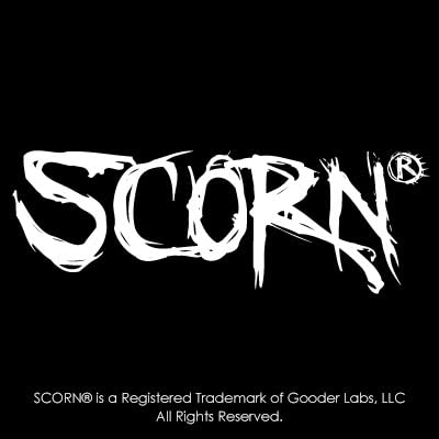 Scorn brand card