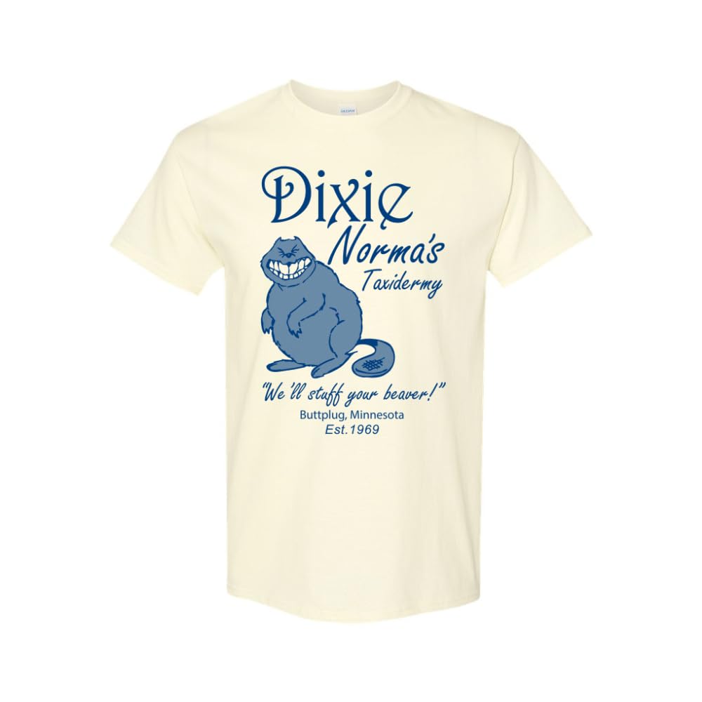 Dixie Norma's Taxidermy — Off White T-Shirt — front