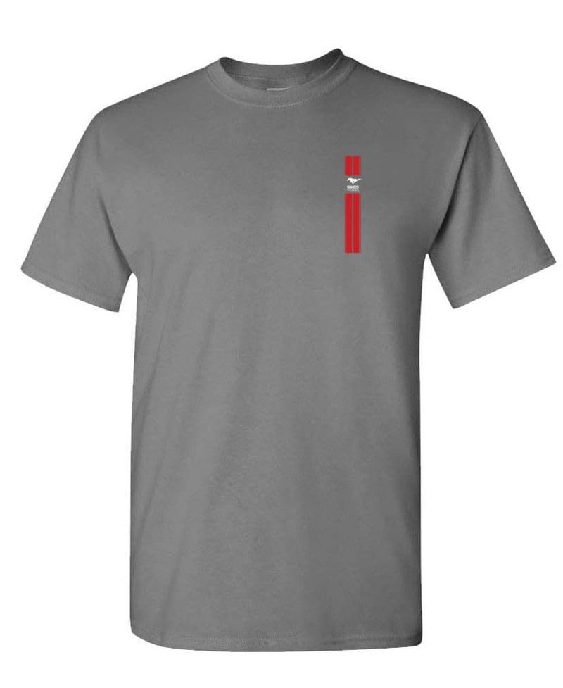 50 Years of Ford Mustang — Charcoal T-Shirt — front