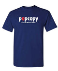 Popcopy — Navy T-Shirt — front