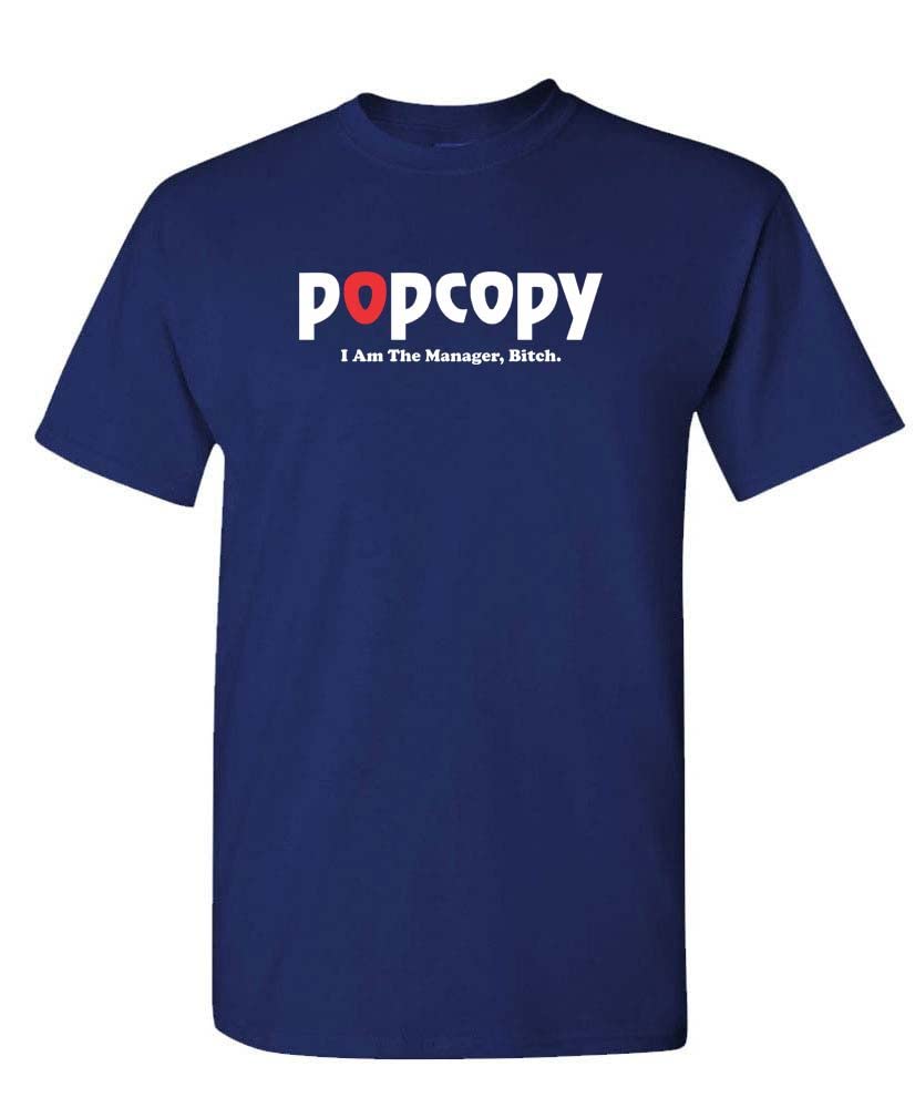 Popcopy — Navy T-Shirt — front