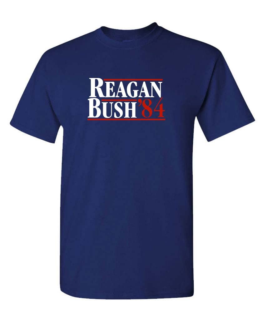 Reagan Bush 84 — Navy T-Shirt — front