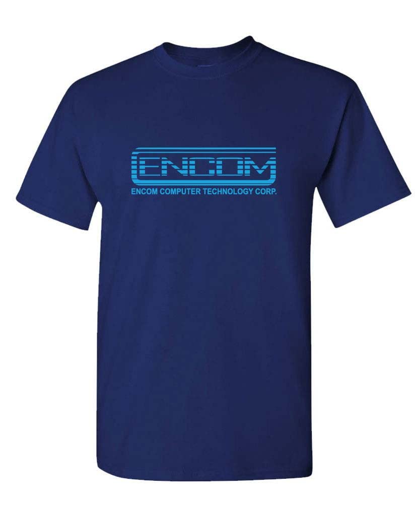 Encom Computer Technology — Navy T-Shirt — front