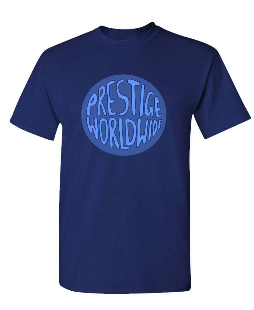 Prestige Worldwide — Navy T-Shirt — front