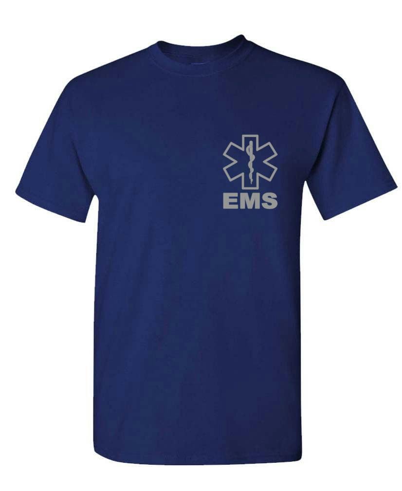 EMS Star of Life — Navy T-Shirt — front