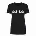 Skeleton Hands — Black T-Shirt — front