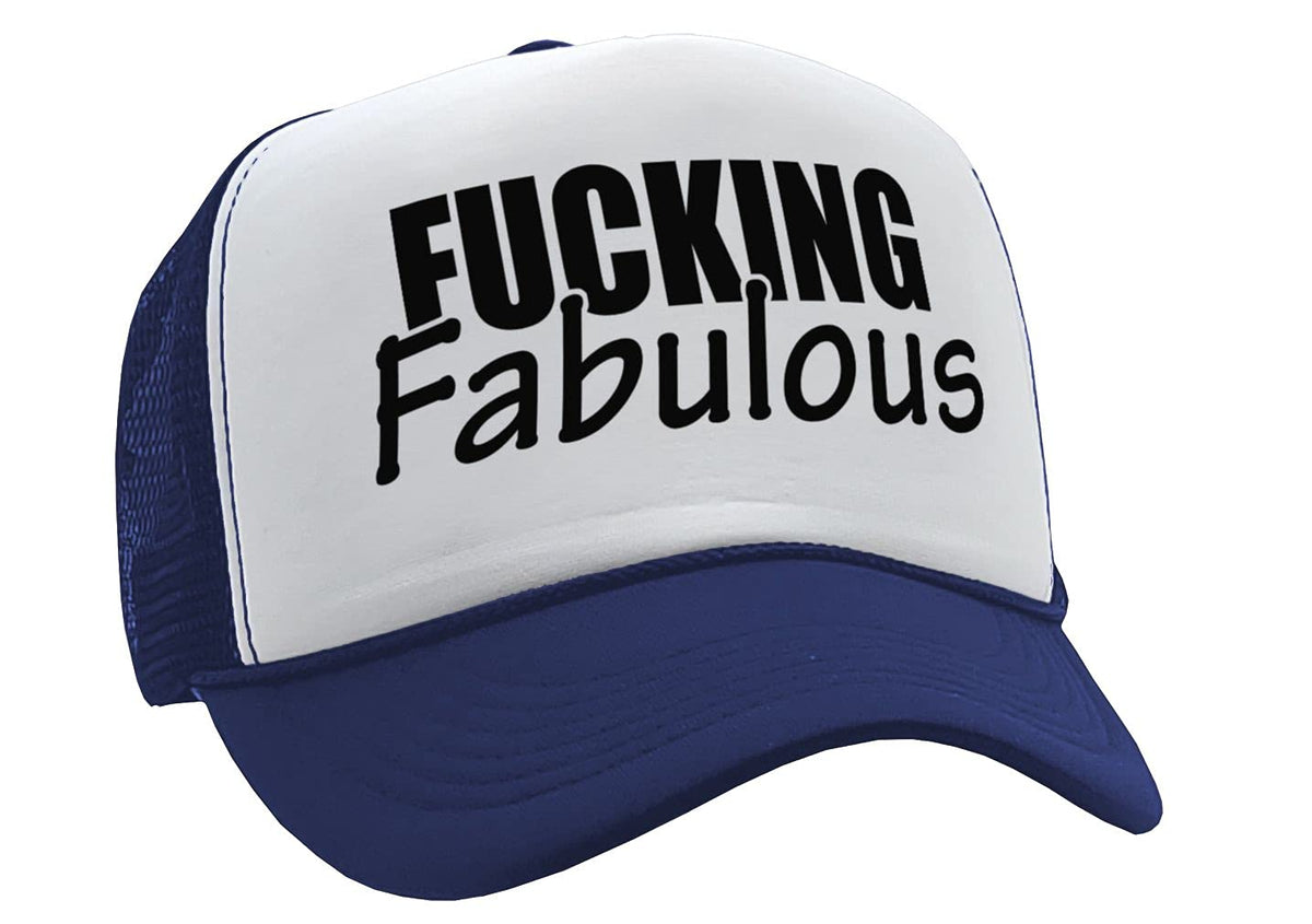 Fucking Fabulous — Navy Trucker Hat — front