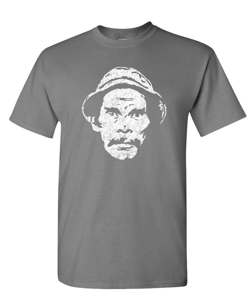 Don Ramon Portrait — Charcoal T-Shirt — front
