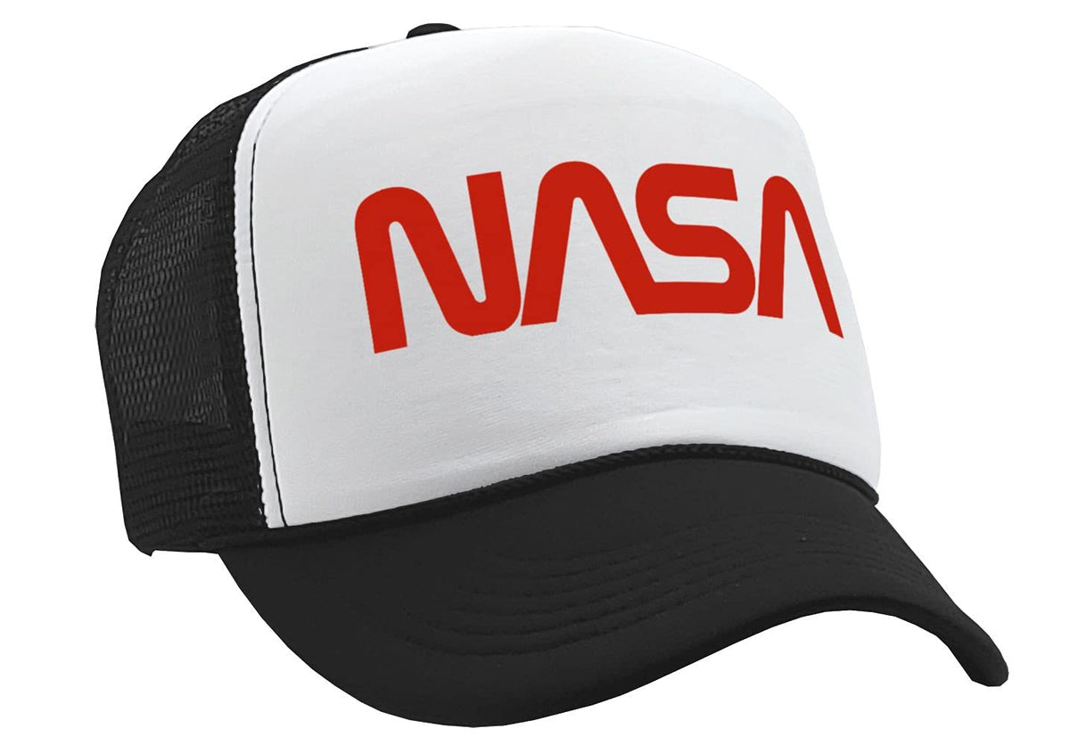 NASA — Black Trucker Hat — product angle 1