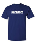 Sarcasm Is One of the Services I Offer — Navy T-Shirt — front
