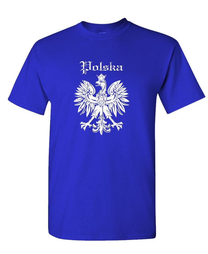 Polska Eagle — Royal Blue T-Shirt — front