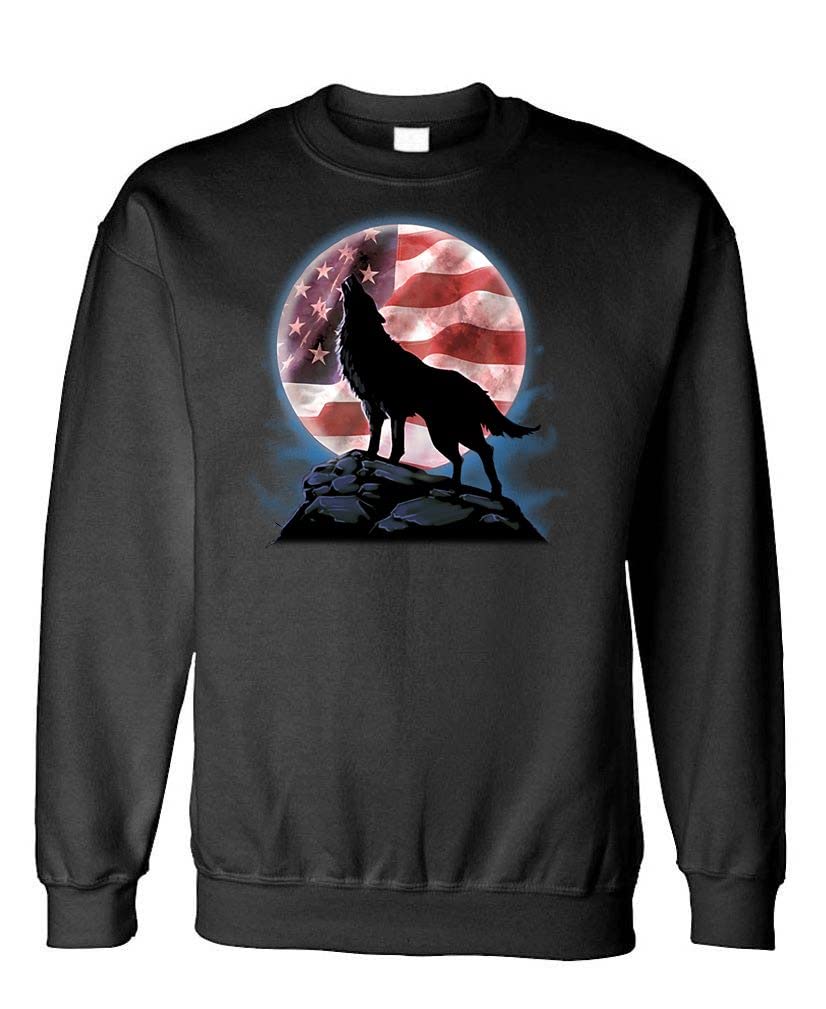 American Howl — Black Sweatshirt — front