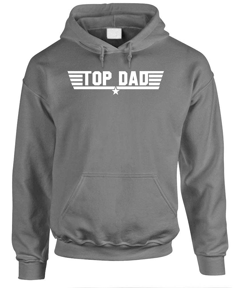Top Dad — Charcoal Hoodie — front