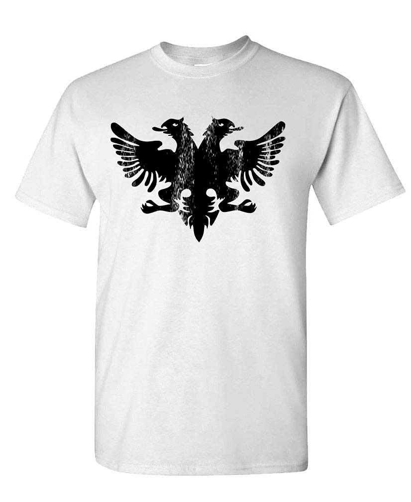 Albanian Double-Headed Eagle — White T-Shirt — front