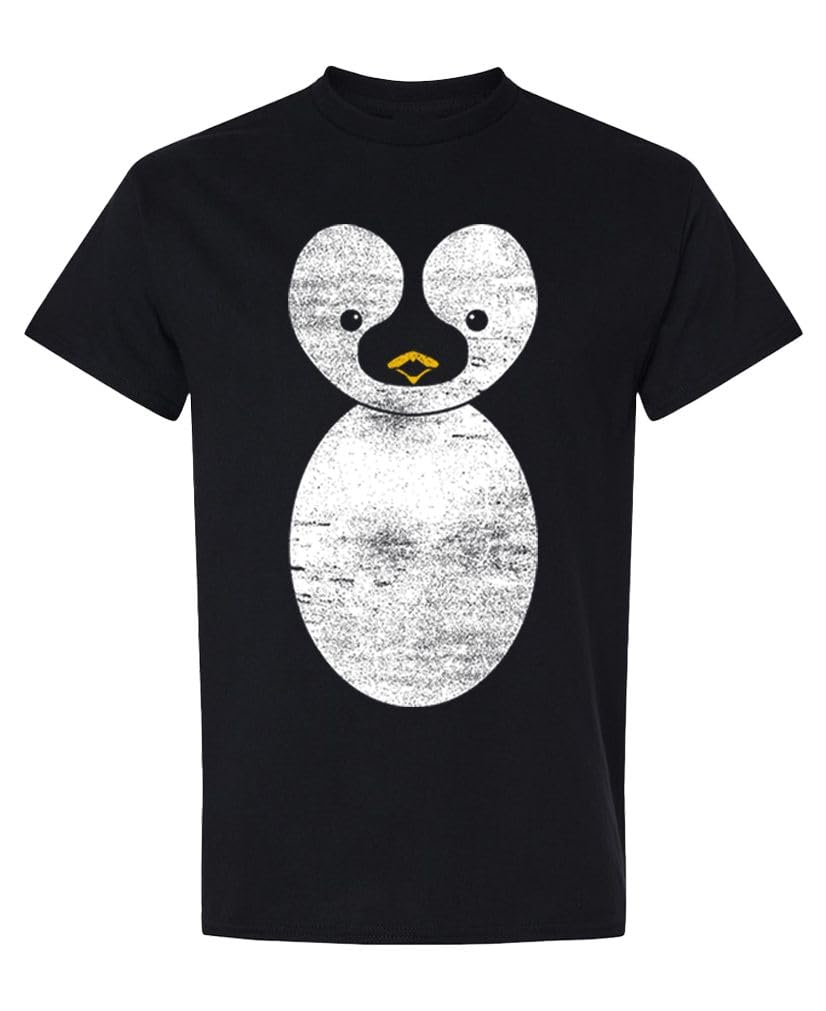 Penguin Costume — Black T-Shirt — front