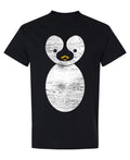 Penguin Costume — Black T-Shirt — front