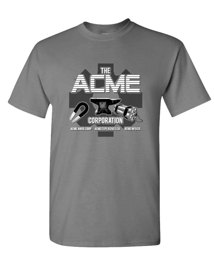 The Acme Corporation — Charcoal T-Shirt — front