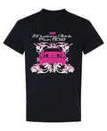 Mustang Girls Run Wild — Black T-Shirt — front