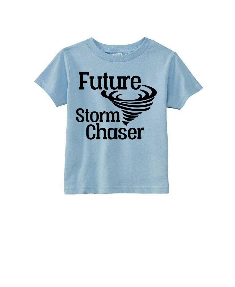 Future Storm Chaser — Light Blue Toddler T-Shirt — front