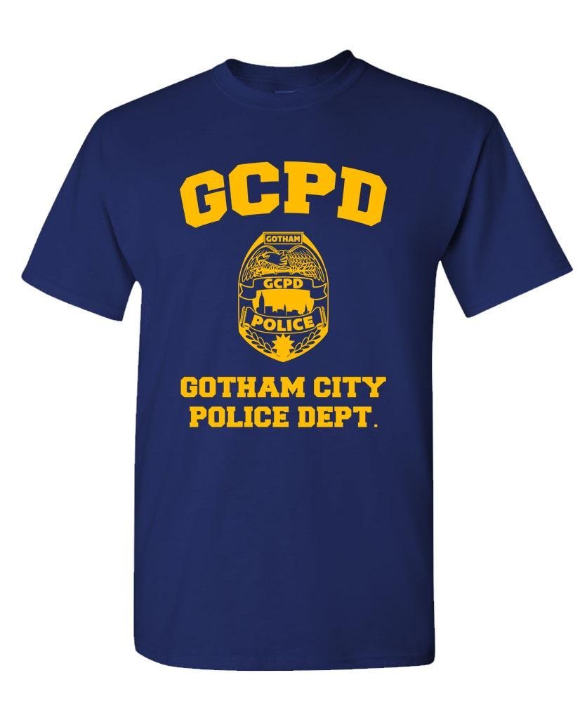 GCPD Gotham City Police Department — Navy T-Shirt — front
