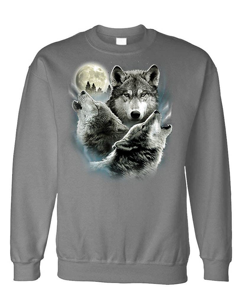 Howling in the Night — Charcoal Sweatshirt — front