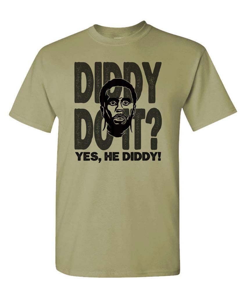Diddy Do It — Sand T-Shirt — front