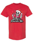 Santa's Favorite Ho — Red T-Shirt — front