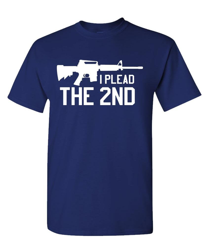 I Plead the 2nd — Navy T-Shirt — front