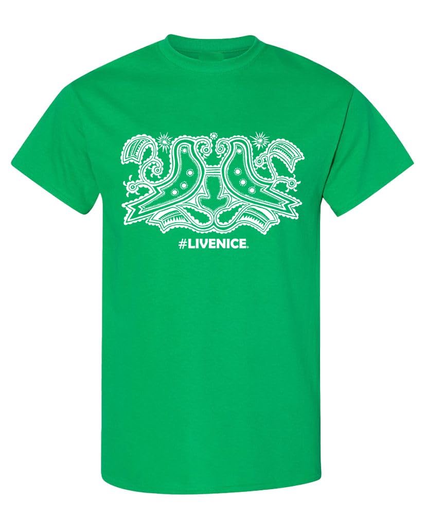 Live Nice Love Birds — Irish T-Shirt — front