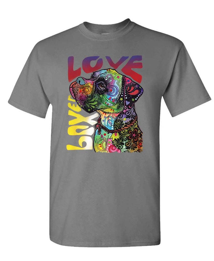 Boxer Love — Charcoal T-Shirt — front