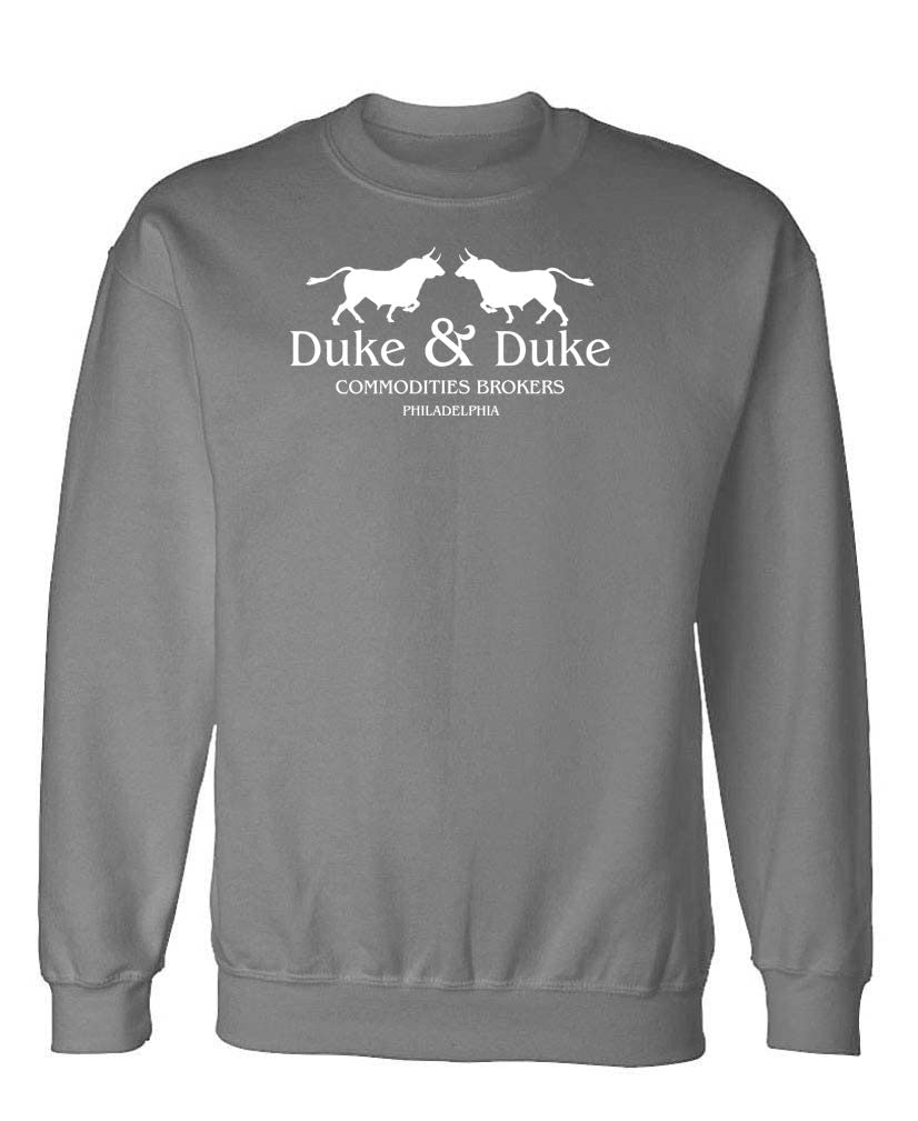Duke and Duke Commodities Brokers — Charcoal Sweatshirt — front