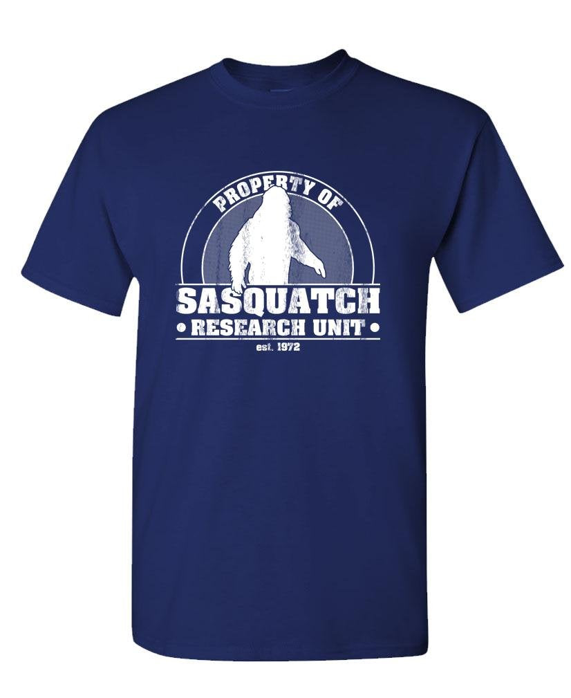 Sasquatch Research Unit — Navy T-Shirt — front