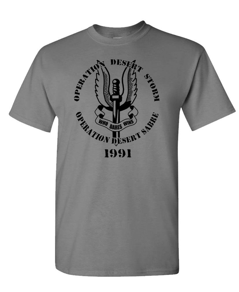 Operation Desert Storm 1991 — Charcoal T-Shirt — front