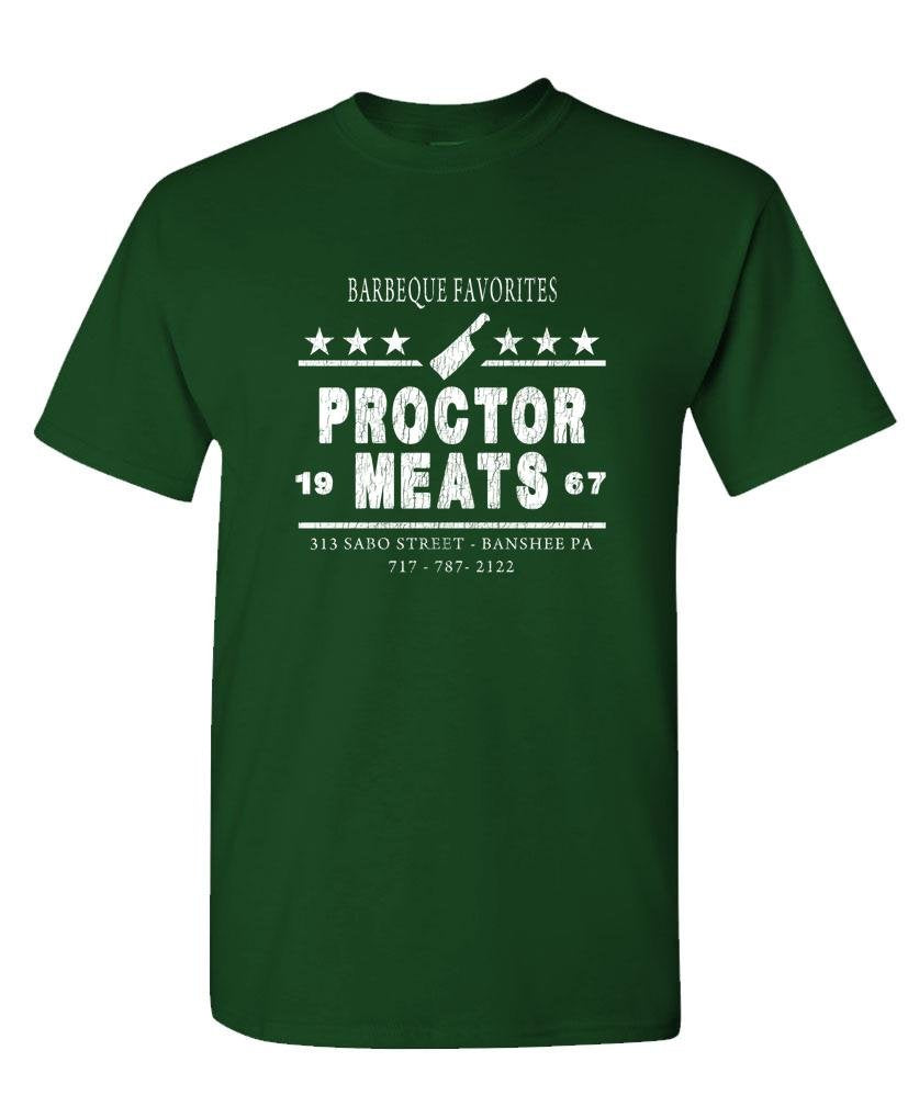 Proctor Meats — Forest Green T-Shirt — front