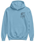 Rock Me Amadeus — Light Blue Hoodie — front