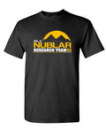 Isla Nublar Research Team 93 — Black T-Shirt — front