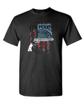 This Is My Gun Permit — Black T-Shirt — front