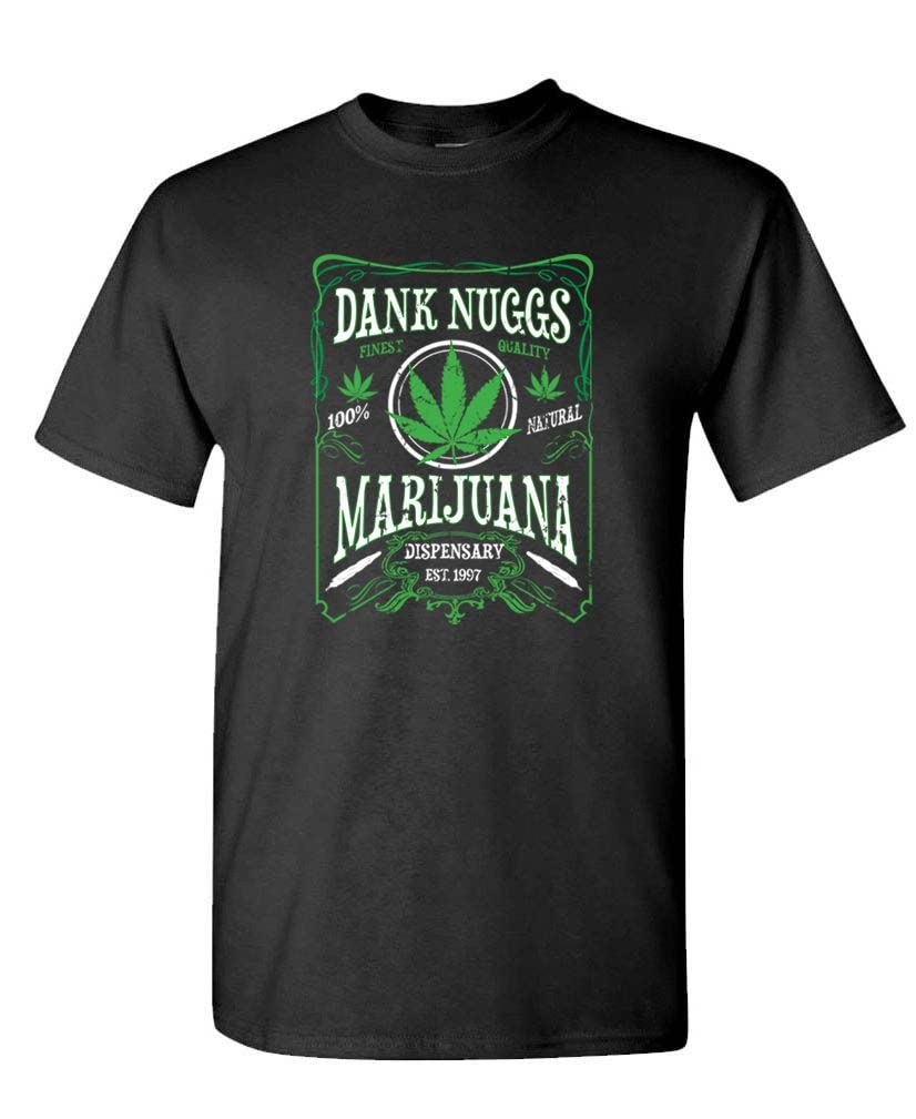 Dank Nuggs — Black T-Shirt — front