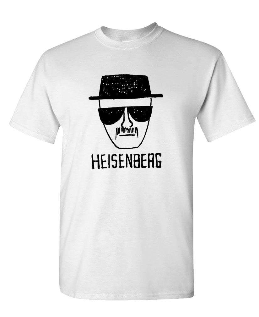 Heisenberg Hat and Glasses — White T-Shirt — front