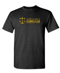 Atticus Finch Attorney at Law — Black T-Shirt — front