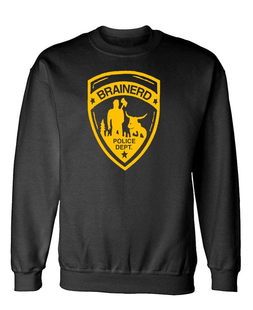 Brainerd Police Department — Black Sweatshirt — front
