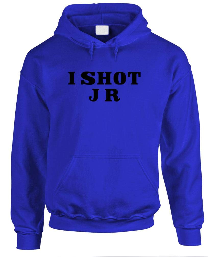 I Shot JR — Royal Blue Hoodie — front
