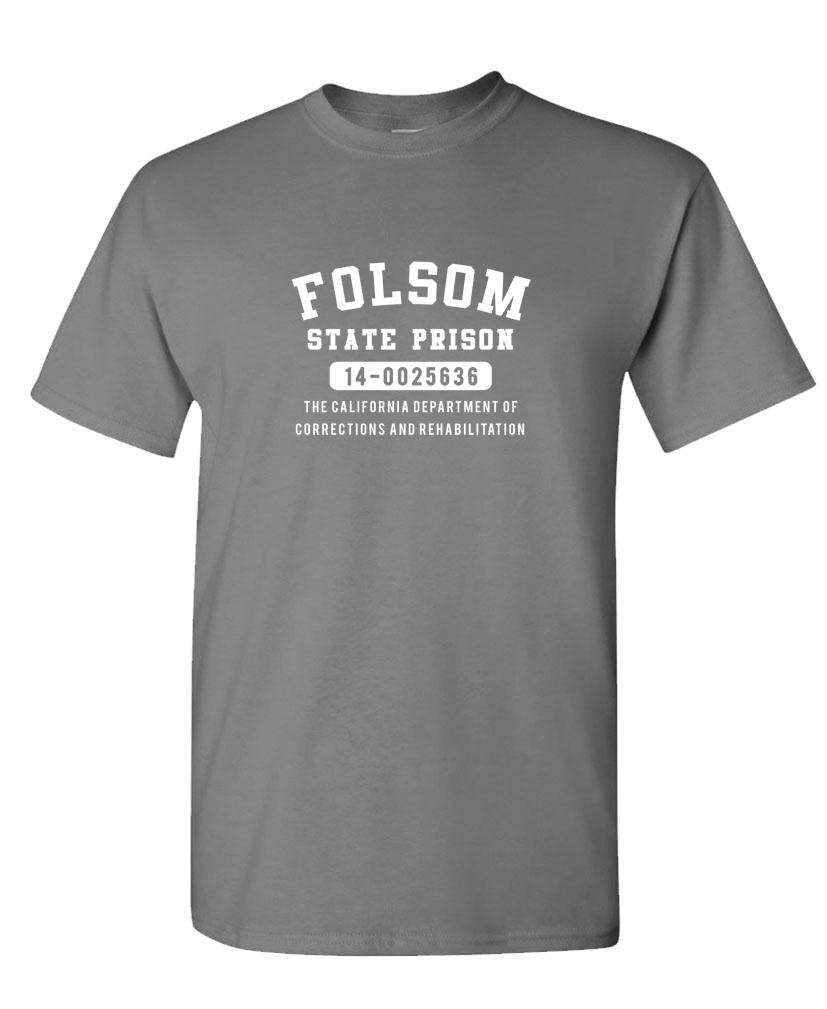 Folsom State Prison — Charcoal T-Shirt — front