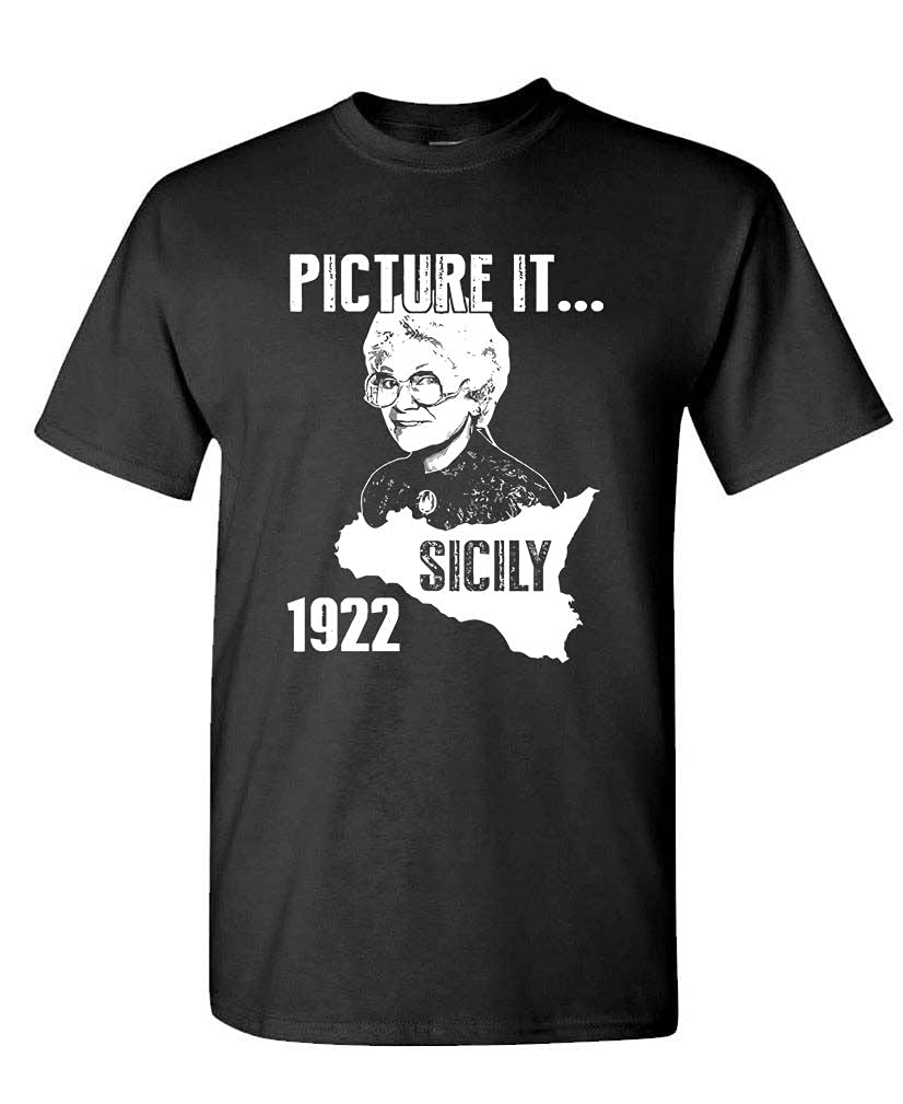 Picture It Sicily 1922 — Black T-Shirt — front
