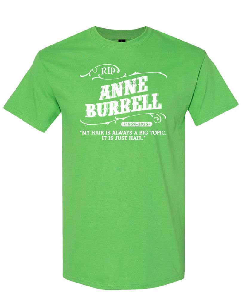 Anne Burrell Remembrance — Electric Green T-Shirt — front