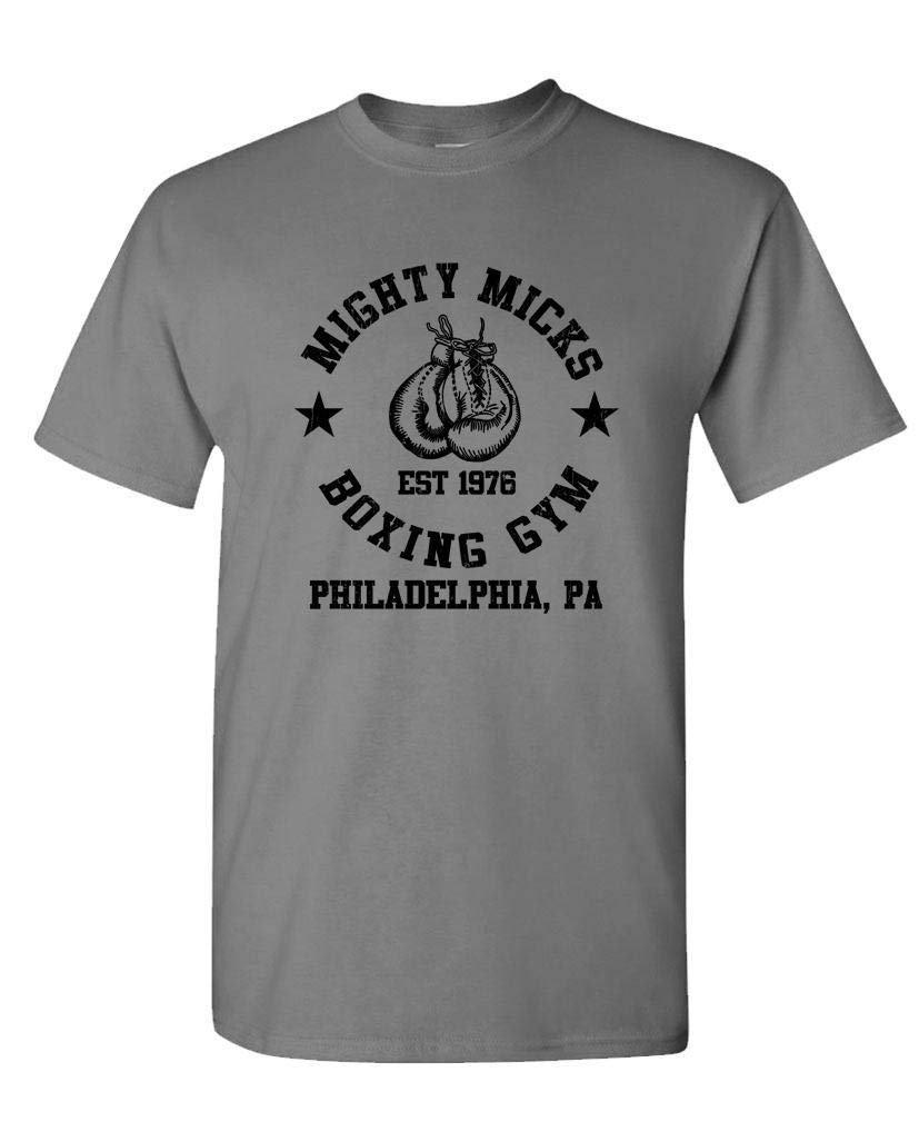 Mighty Mick's Boxing Gym — Charcoal T-Shirt — front