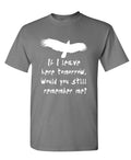 If I Leave Here Tomorrow Bird — Charcoal T-Shirt — front