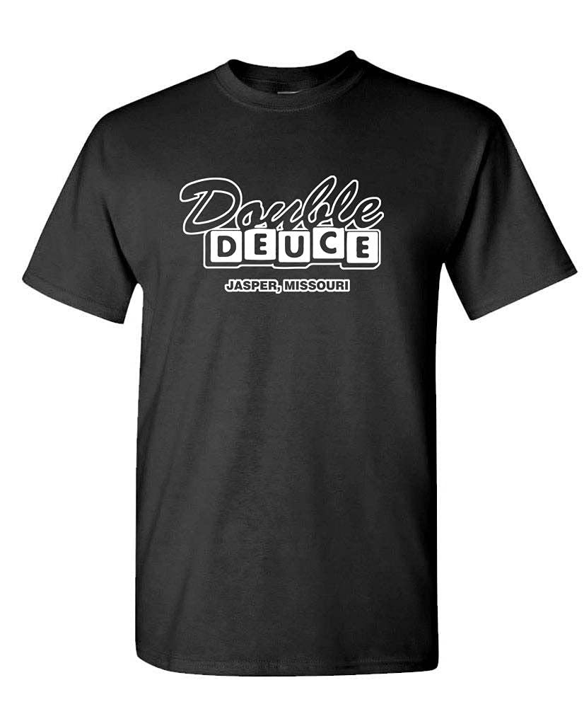 Double Deuce — Black T-Shirt — front