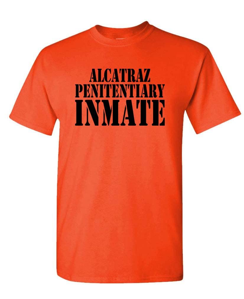 Alcatraz Penitentiary Inmate — Orange T-Shirt — front